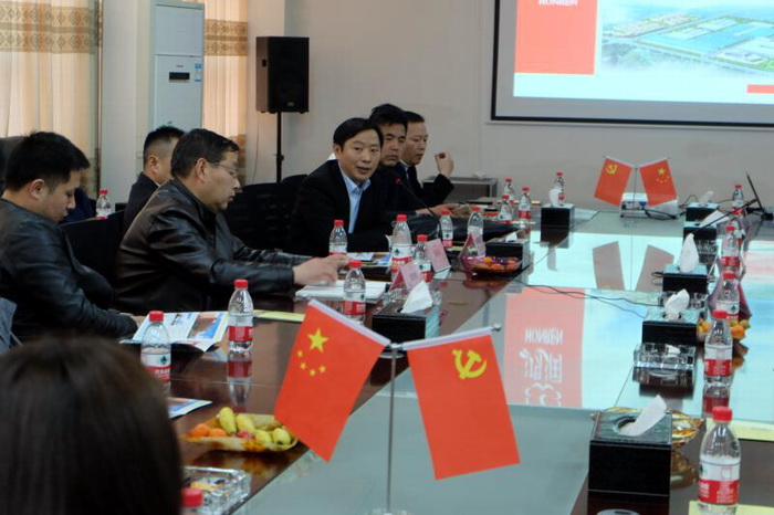 安徽省制衣生產(chǎn)行業(yè)協(xié)會蒞臨公司參觀、視察