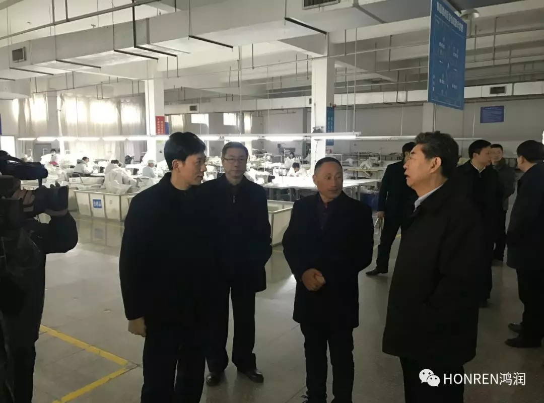 安徽省委常委、常務(wù)副省長(zhǎng)鄧向陽(yáng)到鴻潤(rùn)視察